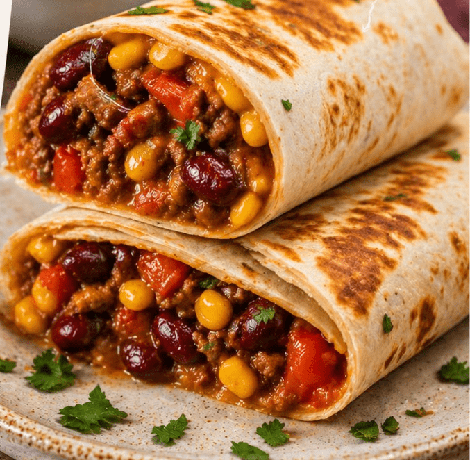 Gefüllte Wraps
