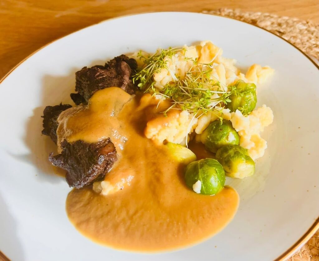 Geschmorte Ochsenbäckchen