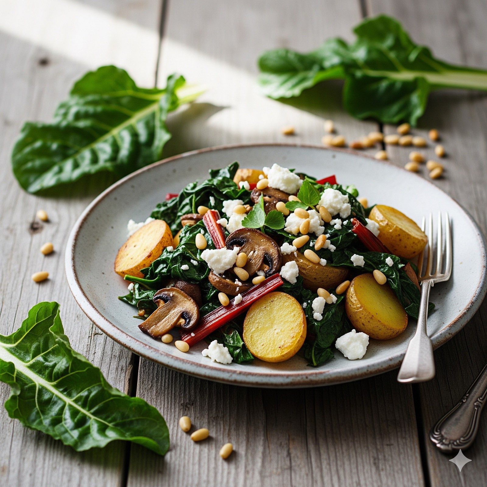 Mangoldkartoffelpfanne