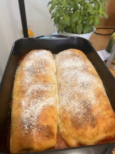 Apfelstrudel mit Topfenteig