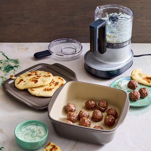 Quadratische Ofenhexe mit Servierhexe