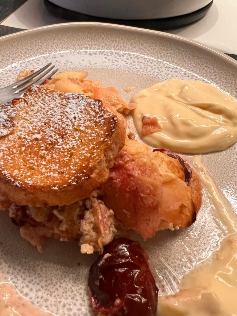 Süßer-Baguette-Auflauf